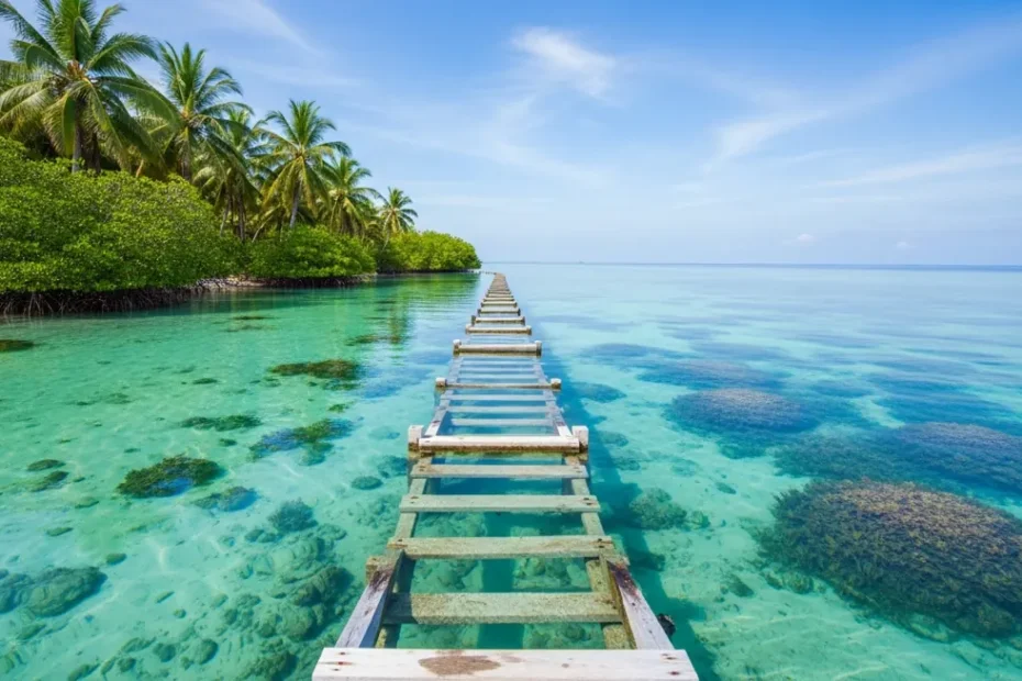 Step-by-step travel route to Derawan