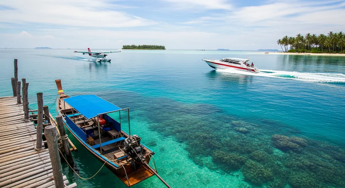 Transport options for reaching the archipelago